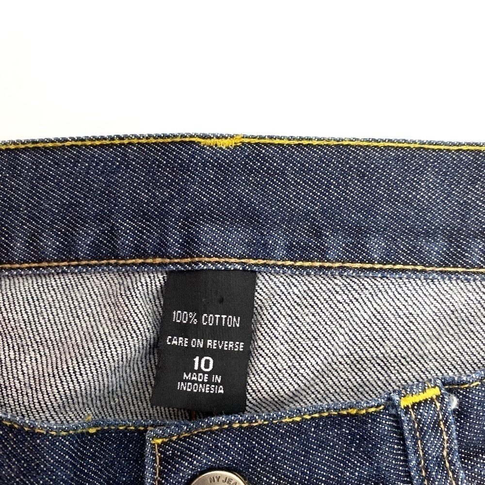 NY Jeans Bootcut Women's size 10 Dark Wash Blue Denim‎ Jeans - Picture 4 of 5